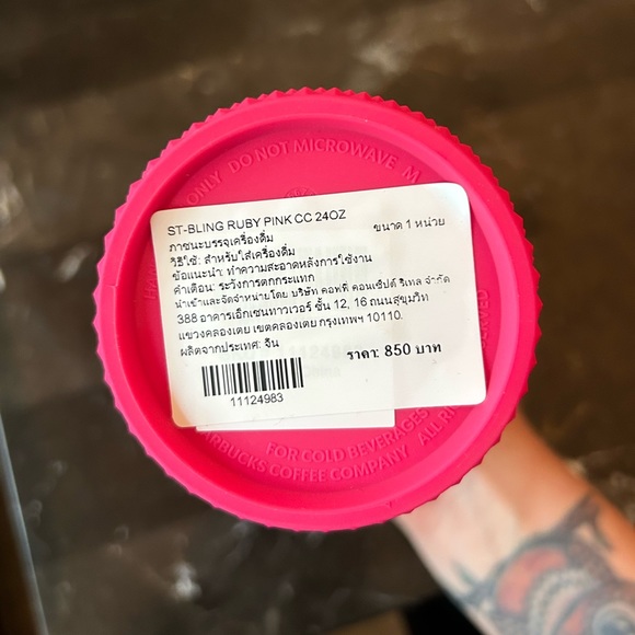 Thailand Exclusive Starbucks Ruby Pink Tumbler - Picture 4 of 5